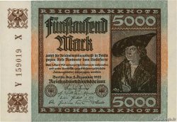 5000 Mark ALLEMAGNE  1922 P.081c