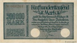 500000 Mark ALLEMAGNE Freiburg Im Breisgau 1923 