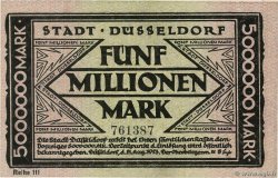 5 Millions Mark ALLEMAGNE Düsseldorf 1923 