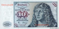 10 Deutsche Mark GERMAN FEDERAL REPUBLIC  1980 P.31d ST
