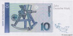 10 Deutsche Mark GERMAN FEDERAL REPUBLIC  1989 P.38a FDC