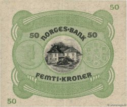 50 Kroner NORVÈGE  1940 P.09d TTB+