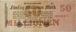 50 Millions Mark ALLEMAGNE  1923 P.098b TB+