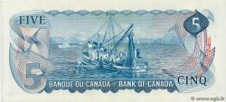 5 Dollars  CANADA  1972 P.087b NEUF