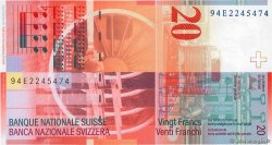 20 Francs SUISSE  1994 P.68a FDC