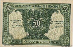 50 Cents FRENCH INDOCHINA  1942 P.091a