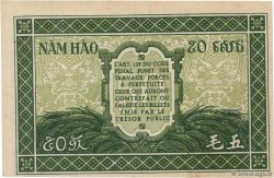 50 Cents FRENCH INDOCHINA  1942 P.091a UNC-