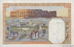 50 Francs TUNISIA  1939 P.12a XF