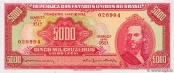 5000 Cruzeiros BRÉSIL  1964 P.182b NEUF