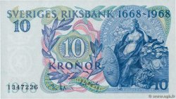 10 Kronor Commémoratif SUÈDE  1968 P.56a FDC
