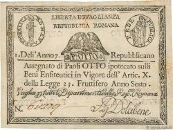 8 Paoli ITALIA  1798 PS.538 q.SPL