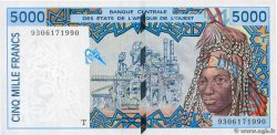 5000 Francs WEST AFRICAN STATES  1993 P.813Tb UNC-