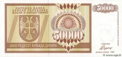 50000 Dinara BOSNIA HERZEGOVINA  1993 P.140a UNC