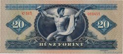 20 Forint UNGARN  1949 P.165a ST