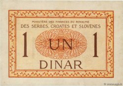 1 Dinar YUGOSLAVIA  1919 P.012 SPL+