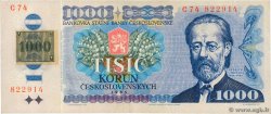 1000 Korun CZECH REPUBLIC  1993 P.03 VF