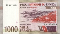 1000 Francs RUANDA  1994 P.24 q.FDC