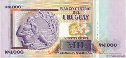 1000 Nuevos Pesos URUGUAY  1989 P.067A ST