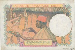5 Francs AFRIQUE ÉQUATORIALE FRANÇAISE Brazzaville 1941 P.06a fVZ