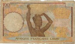 100 Francs FRENCH EQUATORIAL AFRICA Brazzaville 1941 P.08 G