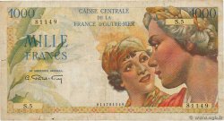 1000 Francs Union Française AFRIQUE ÉQUATORIALE FRANÇAISE  1946 P.26 TB