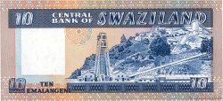 10 Emalangeni SWAZILAND  1985 P.10c NEUF