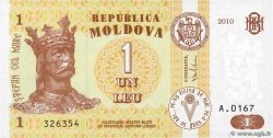 1 Leu MOLDAVIA  2010 P.08h FDC