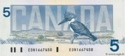 5 Dollars CANADA  1986 P.095a2 UNC