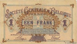 1 Franc BELGIO  1917 P.086b BB