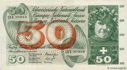 50 Francs SWITZERLAND  1964 P.48d VF