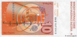 10 Francs SUISSE  1986 P.53f fVZ