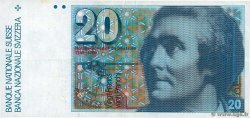 20 Francs SWITZERLAND  1986 P.55f VF