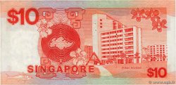 10 Dollars SINGAPOUR  1988 P.20 TTB