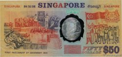 50 Dollars SINGAPOUR  1990 P.31 TTB