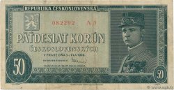 50 Korun TSCHECHOSLOWAKEI  1948 P.066a S
