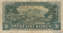 50 Korun CZECHOSLOVAKIA  1948 P.066a F