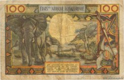 100 Francs EQUATORIAL AFRICAN STATES (FRENCH)  1962 P.03b MB