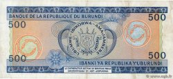 500 Francs BURUNDI  1986 P.30b TTB