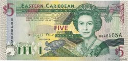 5 Dollars CARIBBEAN   1994 P.31a UNC
