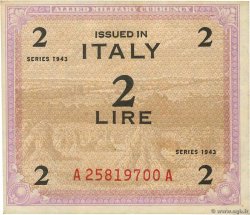 2 Lire ITALY  1943 PM.11b VF+