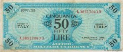 50 Lire ITALIE  1943 PM.20b TTB