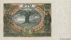 100 Zlotych POLONIA  1934 P.075a q.FDC