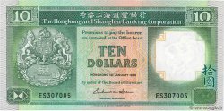 10 Dollars HONG KONG  1986 P.191a NEUF