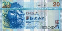 20 Dollars HONGKONG  2007 P.207d ST