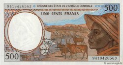 500 Francs ZENTRALAFRIKANISCHE LÄNDER  1994 P.401Lb fST+