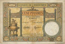 100 Piastres FRANZÖSISCHE-INDOCHINA  1936 P.051d fSS