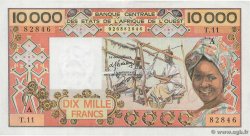 10000 Francs WEST AFRIKANISCHE STAATEN  1977 P.809Tb VZ+