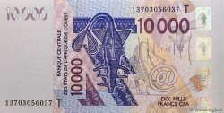 10000 Francs STATI AMERICANI AFRICANI  2013 P.818Tm FDC
