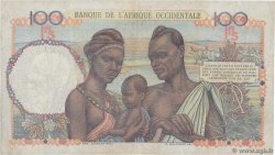 100 Francs FRENCH WEST AFRICA  1945 P.40 VF