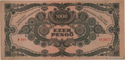 1000 Pengo HUNGARY  1945 P.118b XF